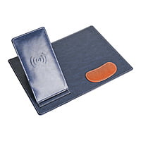 10W Navy Blue Wireless Mousepad with Mobile Stand 10W Navy Blue Wireless Mousepad with Mobile Stand