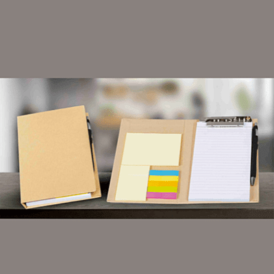 Clip Pad with sticky notes & pen