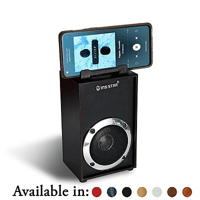 Premium Wooden Speaker MS Star - Mix Color