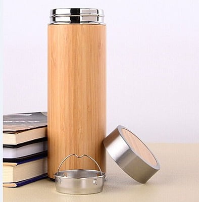 Stylish & Durable Bamboo Flask