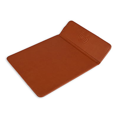 Wireless Mousepad Charger- Brown