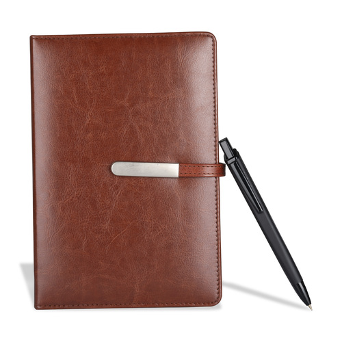 Tan Corporate Diary With Pen & Box