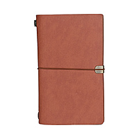 Plain Brown All in one Softbound Corporate Diary with Italian PU Cover Plain Brown All in one Softbound Corporate Diary with Italian PU Cover