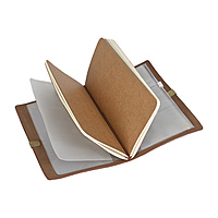 Plain Brown All in one Softbound Corporate Diary with Italian PU Cover Plain Brown All in one Softbound Corporate Diary with Italian PU Cover