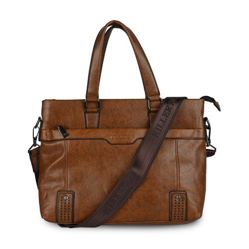 Contemporary Brown Killer Laptop Bag