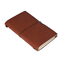 Plain Brown All in one Softbound Corporate Diary with Italian PU Cover Plain Brown All in one Softbound Corporate Diary with Italian PU Cover