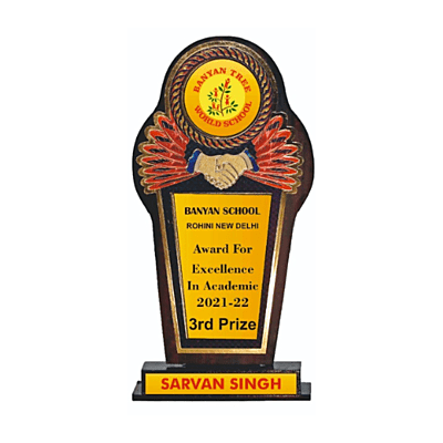 wooden Trophy BB301